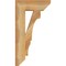 Ekena Millwork Balboa Slat Rough Sawn Bracket, Western Red Cedar, 4"W x 14"D x 26"H BKT04X14X26BOA06RWR - alternate 2